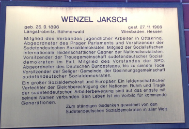 Gedenktafel Wenzel Jaksch 1160 Lindauer Gasse 34-36.jpg