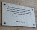 Gedenktafel Befreiung Wien und Wiedererrichtung der Demokratie, 1010 Rathaus