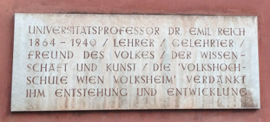 Gedenktafel Emil Reich, 1190 Döblinger Hauptstraße 87-93.jpg