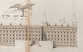 Angleichung der Fassade zum Glacis hin an den barocken Leopoldinischen Trakt, 1670er Jahre