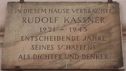 Gedenktafel Rudolf Kassner, 1040 Tilgnerstraße 3.jpg
