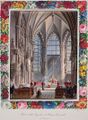 Inneres der Burgkapelle. Aquarell, um 1840 (© LIECHTENSTEIN. The Princely Collections, Vaduz–Vienna)