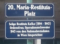 Erläuterungstafel Maria Restituta, U-Bahnstation.jpg