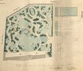 Entwurf für die Neugestaltung des Burggartens nach Demolierung der Hornwerkkurtine, 1863