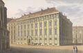 Das Festeticspalais als Appendix (links) des Palais Starhemberg, 1823