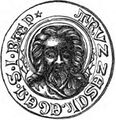 Das kleinere Siegel von St. Johannes in der Siechenals ist nach Mitte des 15. Jahrhunderts nachweisbar (Nachzeichnung 1875)