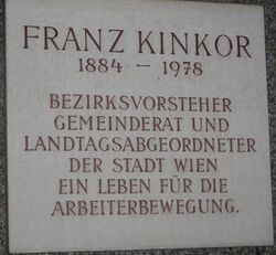 Gedenktafel Franz Klinkor, 1150 Johnstraße 25-27.JPG