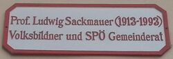 Gedenktafel Ludwig Sackmauer, 1080 Ludwig-Sackmauer-Platz.jpg