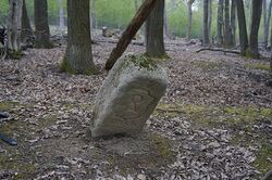 Lainzer Tiergarten Grenzstein 44 (Westseite).JPG