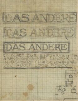 Adolf Loos Das Andere Titelei Albertina ALA Inv.Nr.692.jpg
