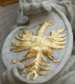 Wappenengel vom Andromedabrunnen, Adlerwappen, 1715