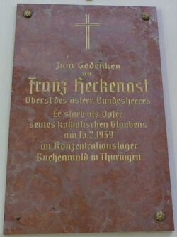 Gedenktafel Franz Heckenast, 1070 Stiftskirche.JPG