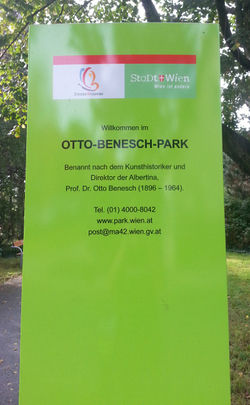 Parkbenennungstafel 1100 Otto-Benesch-Park.jpg