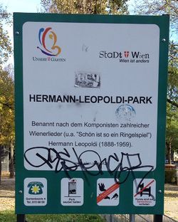 Parkbenennungstafel 1120 Hermann Leopoldi-Park.jpg