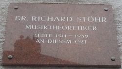 Gedenktafel Richard Stöhr, 1040 Karolinengasse 14.jpg
