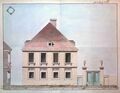 Aufriss eines Hauses, 1804