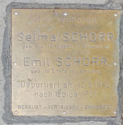 Stein des Gedenkens für Schorr 1030 Weißgerberlände 12.jpg