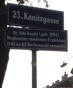 Erläuterungstafel Otto Kanitz, 1230 Kanitzgasse.jpg