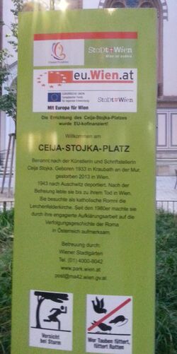 Parkbenennungstafel 1070 Ceija-Stojka-Park.JPG