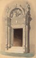 Das Portal der Salvatorkapelle entstand um 1515/1519. Aquarellierte Zeichnung, 1860
